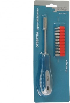 Отвертка ОРМИС с насадками арт.33-0-731 - фото 75942