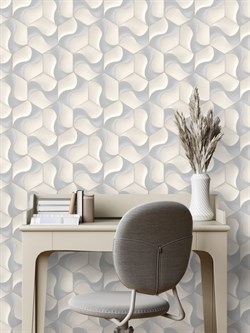 Обои EURO DECOR Cube декор 7153-02 виниловые 1,06*10,05м (1упак-6рул) - фото 75994