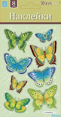 Элемент декоративный ROOM DECOR бабочки изумрудные мини LCHPA 05010 - фото 7613