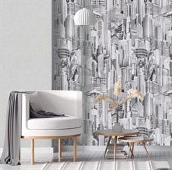 Обои ПЕРМСКИЕ Небоскребы 1038-017 Д15 0,53*10,05м (1упак-16рул) - фото 76803