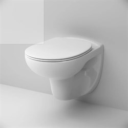 Унитаз AM.PM подвесной Sense без ободка с сиденьем микролифт C741700SC - фото 76811