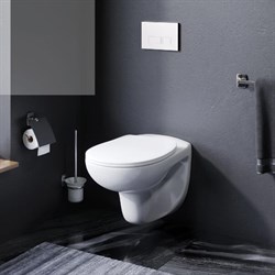 Унитаз AM.PM подвесной Sense без ободка с сиденьем микролифт C741700SC - фото 76812