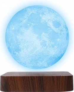 Светильник GAUSS LED настольный LV 3D Луна 2W 3000K/4000K 220-240V D14см левитация LV001 - фото 77742