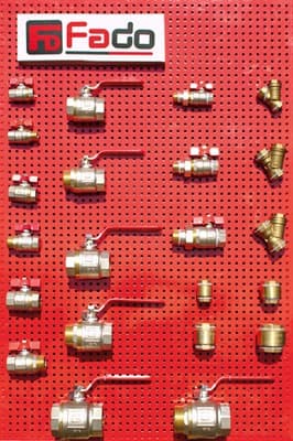 Кран FADO шаровой Classic PN40 РУЧКА 50 2'' ВВ - фото 7800