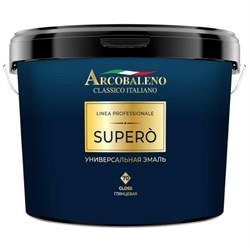 Эмаль РАДУГА Arcobaleno Supero универсальная база С 0,9л - фото 78613