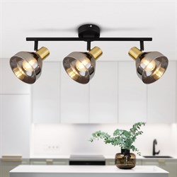 Светильник RIVOLI Kinge настенно-потолочный спот 3хE14 40Вт поворотный 7036-703 - фото 78662