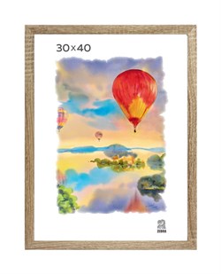 Фоторамка ЗЕБРА 30*40 МДФ (204) дуб - фото 79289