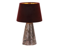 Светильник настольный ESCADA 10164/T E27*40W Vinous/Gold - фото 79673