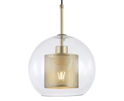 Светильник подвесной ESCADA 380/1S E27*60W Satin gold - фото 79684
