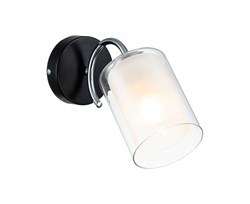 Светильник настенный ESCADA 1170/1A E27*60W Chrome/Black - фото 79740