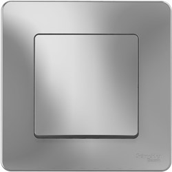 Выключатель WESSEN BLANCA BLNVS010103 1-кл С/У (cх.1), 10А, 250B, алюминий - фото 79875