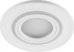 Светильник Feron потолочный встраиваемый со светодиодной подсветкой 15LED*2835 SMD 4000K, MR16 50W - фото 79972