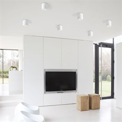 Светильник FERON накладной под лампу,спот поворот ML179 GU10 35W 220V IP20 черный 80*80*84 корп. мет - фото 79984