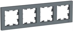 Рамка AtlasDesign 4-п универсальная грифель ATN000704 - фото 79993