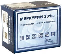 Счетчик эл. Меркурий 3Ф 231 АМ-01 5(60)А - фото 80161