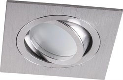 Светильник потолочный FERON встраиваемый DL2801 MR16 50W G5.3 квадрат, хром (аналог DL273) 32639 - фото 80241