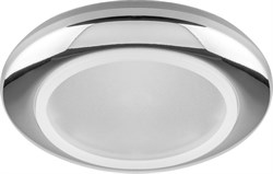 Светильник потолочный Feron MR16 G5.3 с матовым стеклом хром 18889 - фото 80349