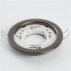 Светильник потолочный FERON DL53 11W230V GX53 черный хром без лампы 28947 - фото 80405