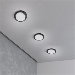 Светильник потолочный FERON DL53 11W230V GX53 черный хром без лампы 28947 - фото 80409