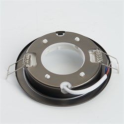 Светильник потолочный FERON DL53 11W230V GX53 черный хром без лампы 28947 - фото 80412