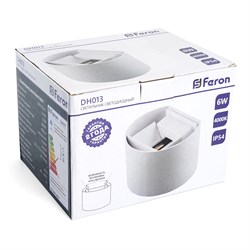 Светильник Feron садово-парковый 2*3W, 450Lm, 4000K, белый DH013 11873 - фото 80508