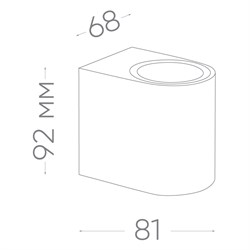 Светильник Feron садово-парковый 230V GU10, DH014, черный 11866 - фото 80512