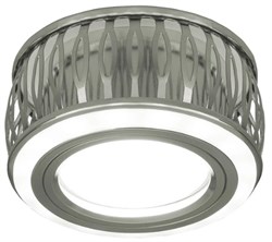 Светильник Gauss BackLight BL095 Кругл. Хром/Белый, Gu5.3, 3W, LED 3000K 1/30 - фото 80656