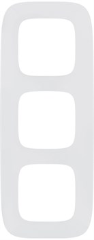 Рамка LEGRAND DIY VALENA Allure на 3 поста белая 754303 - фото 80693