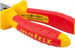 Длинногубцы MATRIX PROFESSIONAL Insulated прямые 200мм, двухкомпонентные рукоятки 17103 - фото 80747
