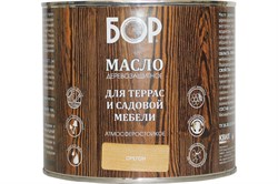 Масло БОР деревозащитное для террас и садовой мебели орегон 0,64 кг - фото 80804