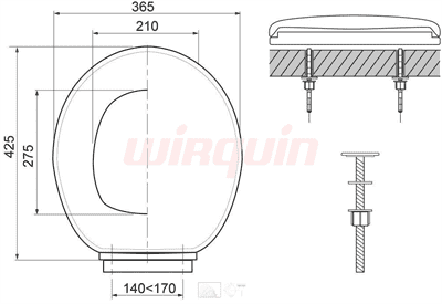 Сиденье для унитаза полипропилен микролифт 20719135/20718747 - фото 8090