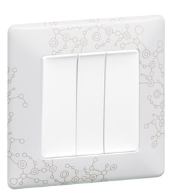 Выключатель LEGRAND DIY VALENA Life белый 3-х кл 752403 - фото 80994