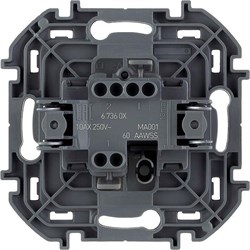 Выключатель LEGRAND INSPIRIA 1кл алюминий 673602 - фото 81001