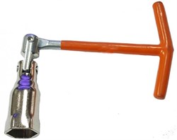 Ключ SPARTA свечной 21мм с шарниром 138405 - фото 81419