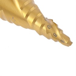 Сверло ОРМИС по металлу ступенчатое 6-30мм для отверстий 6,8,10,12,14,16,18,20,22,24,26,28,30мм - фото 81430