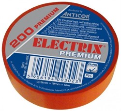 Изолента Premium 200 19 mm*18m красная - фото 81498