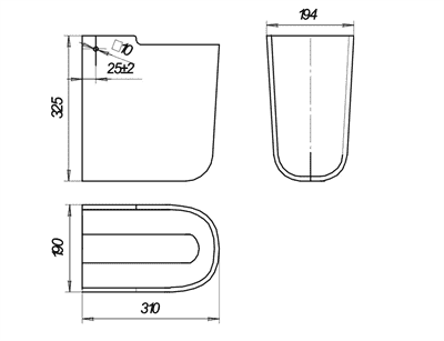 Полупьедестал Best Color Black - фото 8162