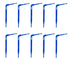 Капельница МАСТЕРПРОФ колышек с лабиринтом, 10 шт (набор) ДС.070736 - фото 81659