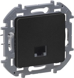 Розетка LEGRAND INSPIRIA RJ45 6 UTP антрацит 673833 - фото 81685