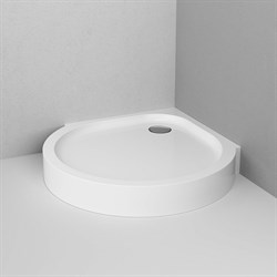 Душевой поддон AM.PM Like Round для ограждения 95*95, белый акрил W83T-333-095W - фото 81803
