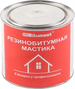 Мастика резинобитумная BITUMAST 2л - фото 81912
