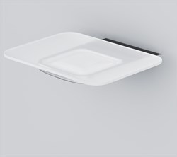 Мыльница AM.PM Inspire 2,0 стеклянная, с настенным держателем, хром A50A34200 - фото 82012