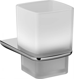 Стакан AM.PM Inspire 2,0 стеклянный, с настенным держателем, хром A50A34300 - фото 82020