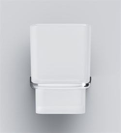 Стакан AM.PM Inspire 2,0 стеклянный, с настенным держателем, хром A50A34300 - фото 82023