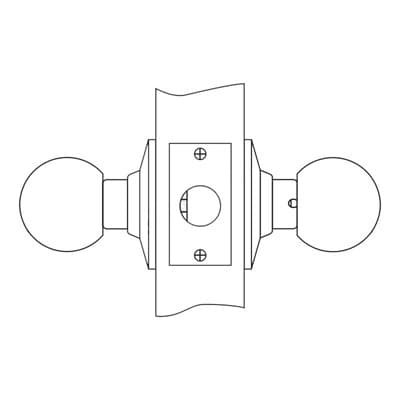 Ручка-защелка в комплекте PALLADIUM 609 PB PS - фото 8243