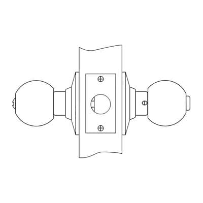 Ручка-защелка в комплекте PALLADIUM 609 SB BK - фото 8249