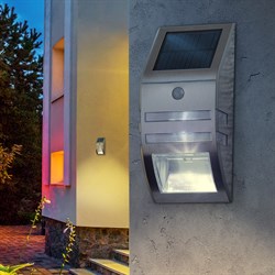 Светильник ЭРА фасадный ERFS012-26 3LED солнечная батарея хром 8690 Б0044252 - фото 82569