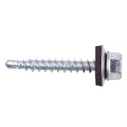 Саморезы СТРОЙБАТ кровельные оц.с буром 5,5х32 (250 шт) 2540323 - фото 82670