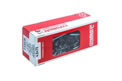 Саморезы СТРОЙБАТ кровельные с буром 4,8x70 (темно коричневый 60 шт) 240621 - фото 82676