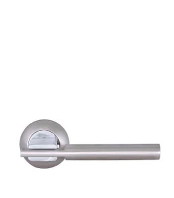Ручка дверная PALLADIUM СITY A Rio SN/CP - фото 8274